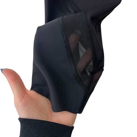 $88 Lululemon Black Wunder Under Crop II *Roll Down Scallop 24" Leggings sz 2 - Picture 3 of 6